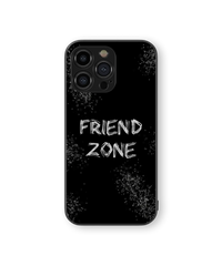 Friend Zone Glass Mobile Cover | Modern Text Style | Premium Glass Back Case