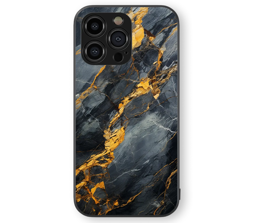 Luxury Marble Glass Mobile Cover | Elegance Series | Premium Glass Back Case