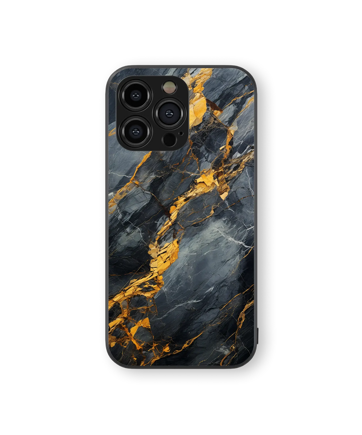 Luxury Marble Glass Mobile Cover | Elegance Series | Premium Glass Back Case