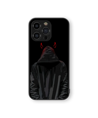 Mysterious Hooded Figure Glass Mobile Cover | Shadow Series | Premium Glass Back Case
