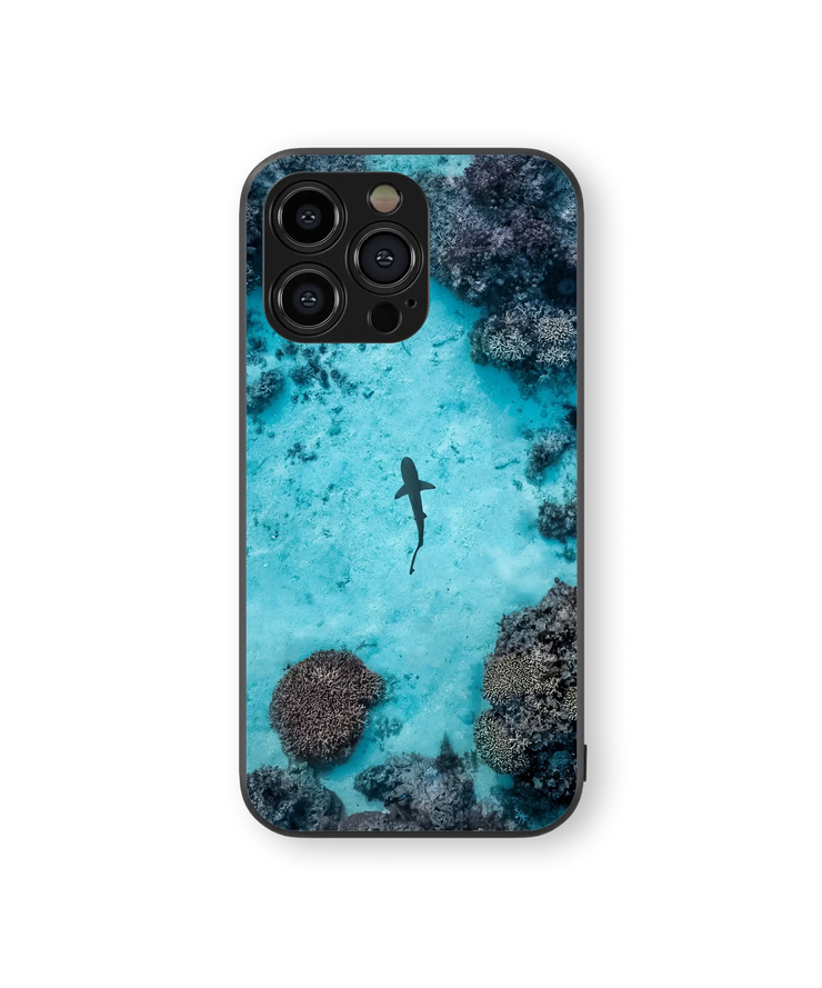 Ocean Explorer Glass Mobile Cover | Aquatic Adventure Series | Premium Glass Back Case