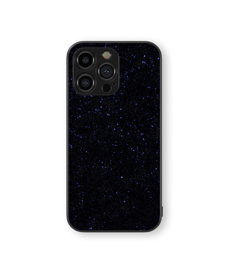 Starry Night Sky Glass Mobile Cover | Galaxy Series | Premium Glass Back Case