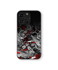 Mechanical Dragon Glass Mobile Cover | Mythical & Industrial Series | Premium Glass Back Case