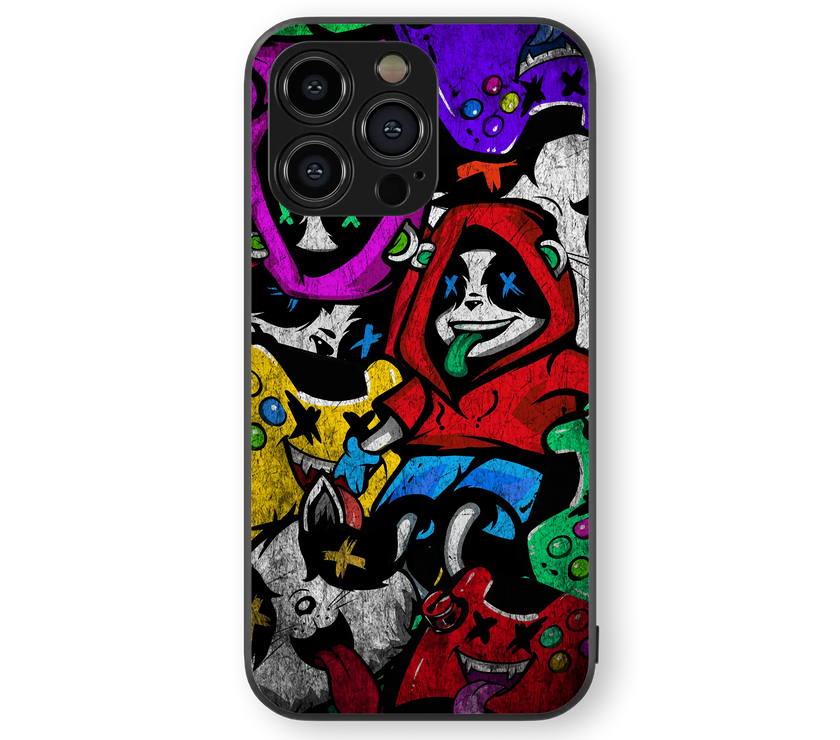Moody Anime Vibe Premium Glass Mobile Cover