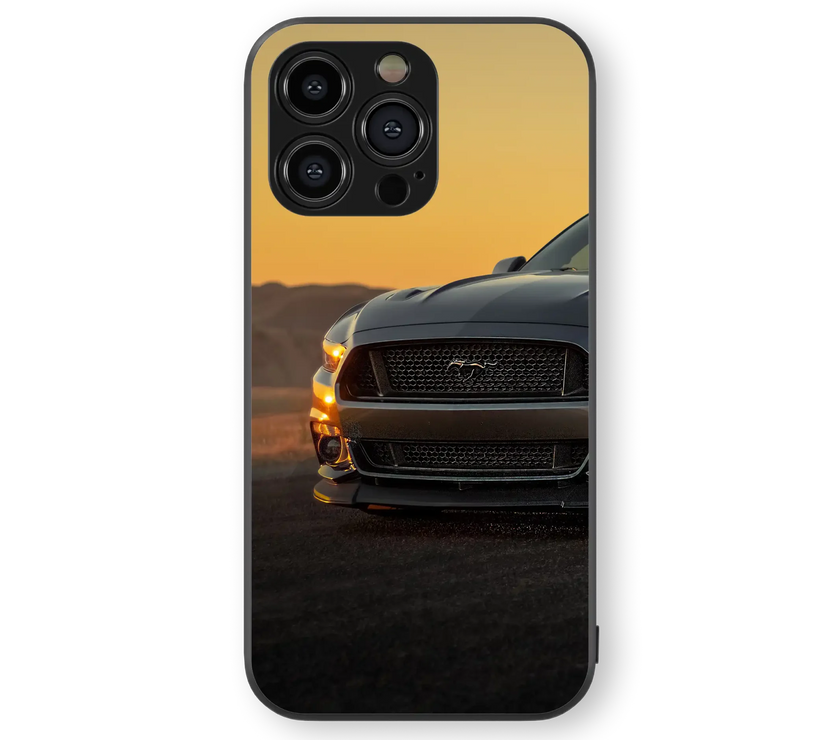 Sunset Drive Glass Mobile Cover | Automotive Passion Series | Premium Glass Back Case