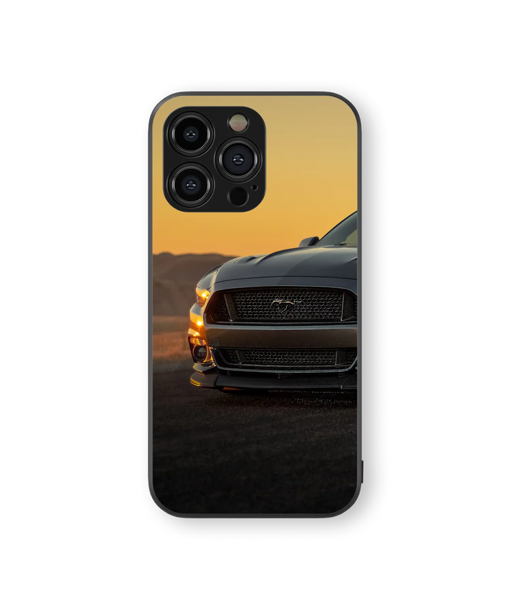 Sunset Drive Glass Mobile Cover | Automotive Passion Series | Premium Glass Back Case