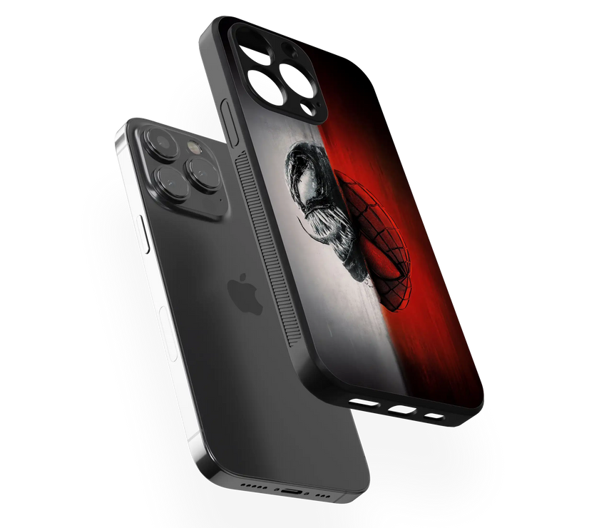 Moody Hero Split Premium Glass Mobile Cover