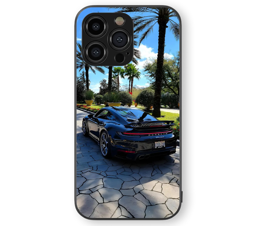 Luxury Sports Car Glass Mobile Cover | High-Performance Series | Premium Glass Back Case