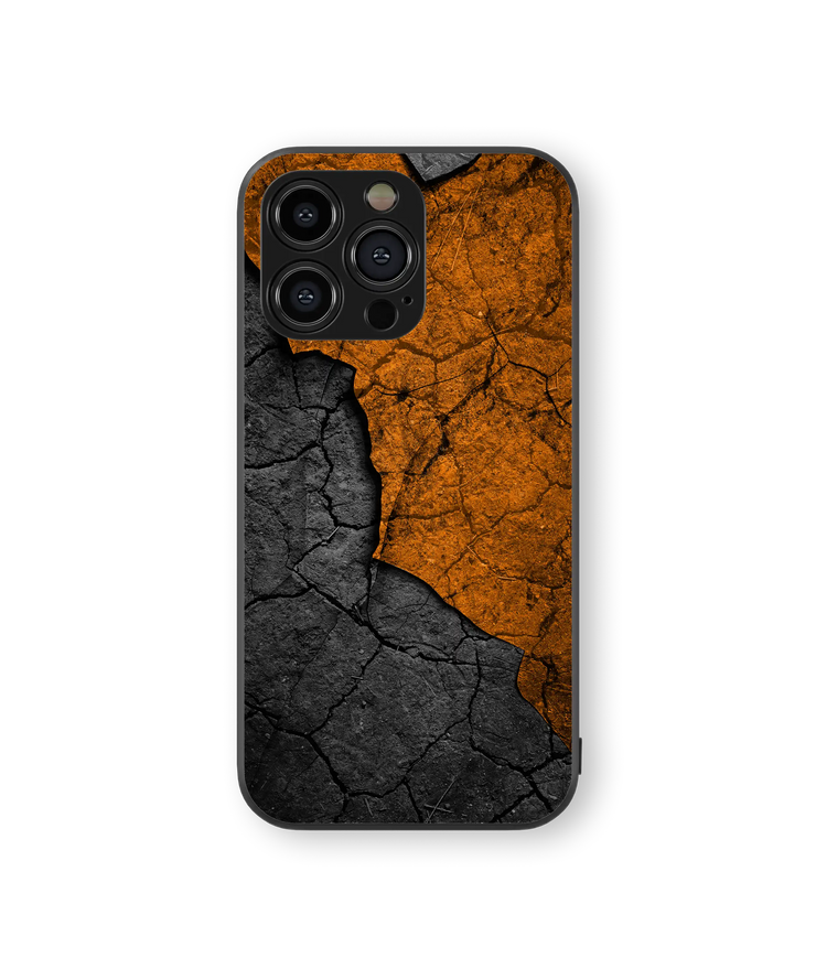 Moody Cracked Earth Premium Glass Mobile Cover