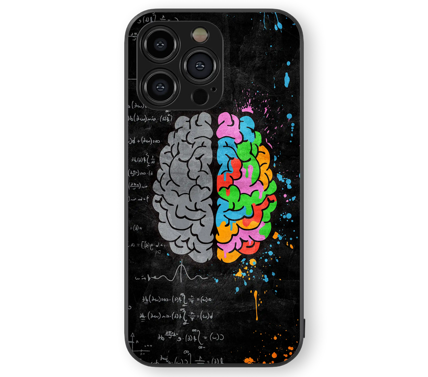 Creative Mind Premium Glass Mobile Cover