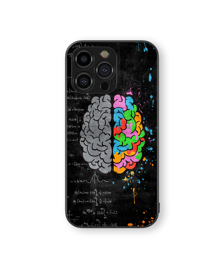 Creative Mind Premium Glass Mobile Cover