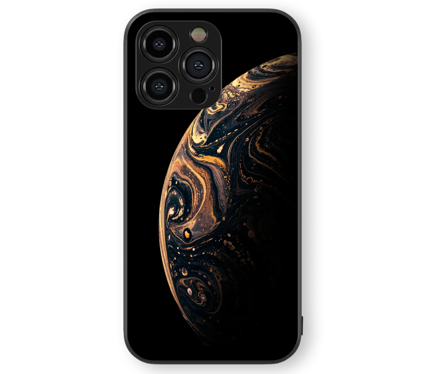 Cosmic Swirl Glass Mobile Cover | Astral Series | Premium Glass Back Case