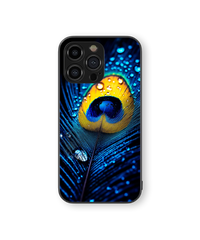 Peacock Feather | Nature Elegance Series | Premium Glass Back Case