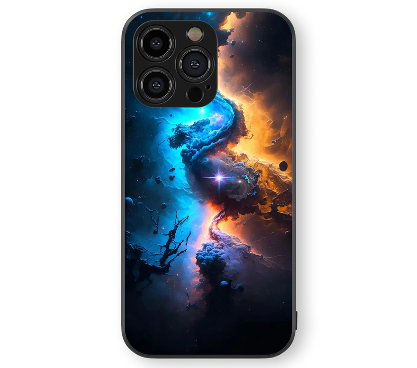 Cosmic Nebula | Galaxy Explorer Series | Premium Glass Back Case