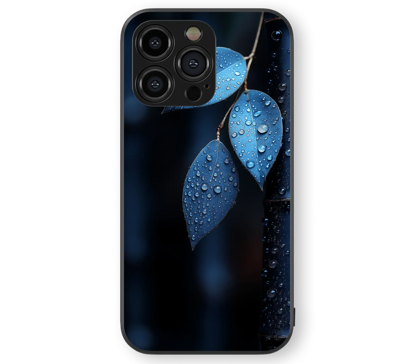 Nature's Touch | Dew Drops Collection | Premium Glass Back Case