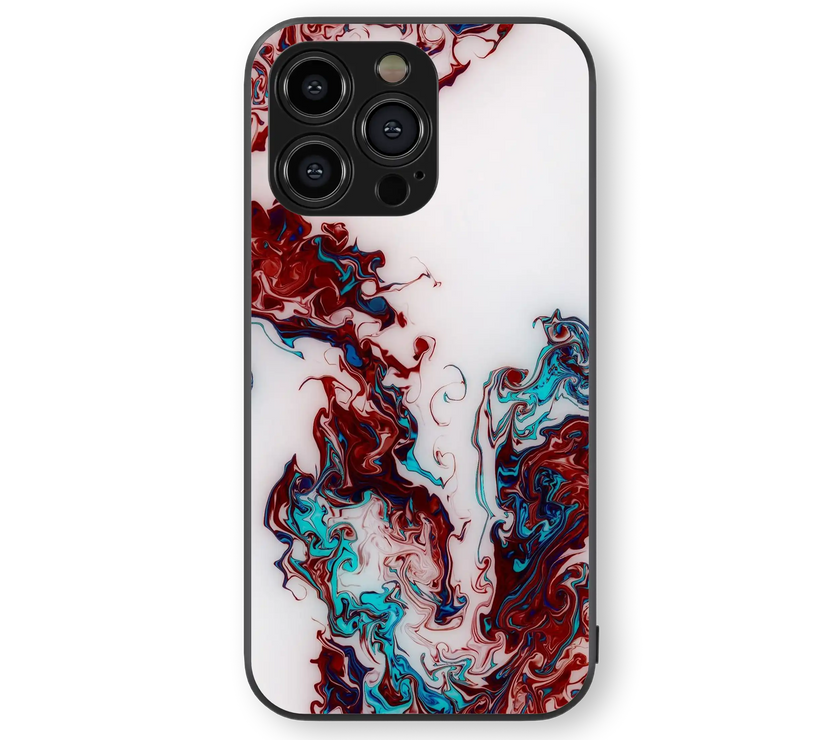 Moody Waves Premium Glass Mobile Cover