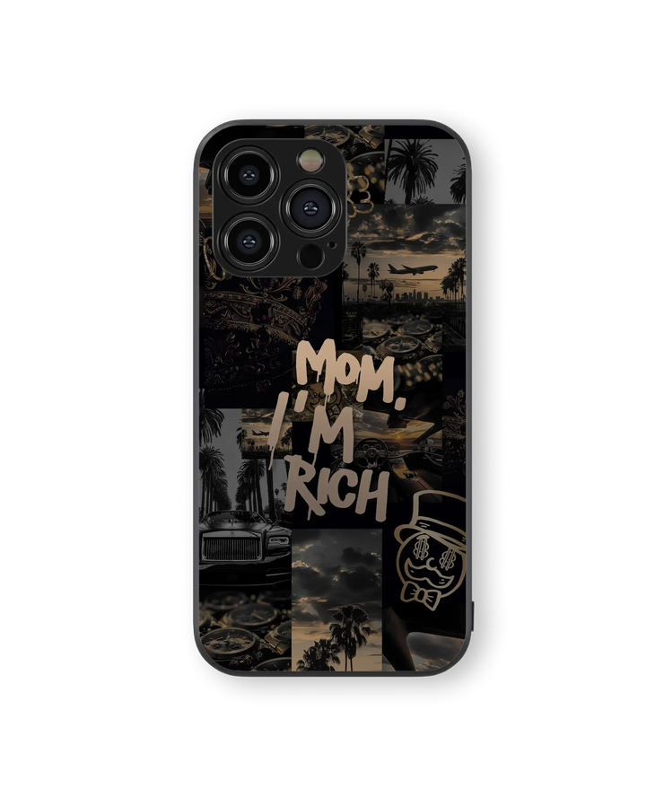 Luxury Lifestyle Glass Mobile Cover | Opulent Series | Premium Glass Back Case
