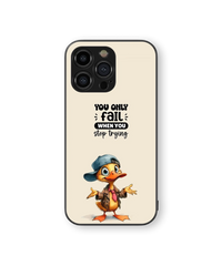 Motivational Duck | Inspirational Series | Premium Glass Back Case