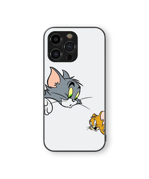 Classic Cat and Mouse Chase | Cartoon Series | Premium Glass Back Case