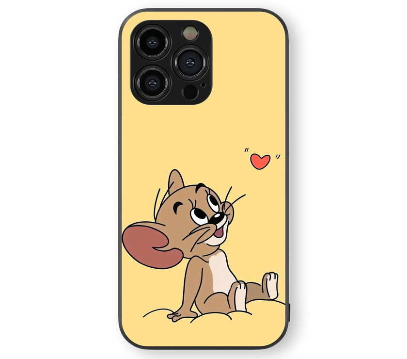Adorable Cartoon Mouse | Classic Childhood Series | Premium Glass Back Case
