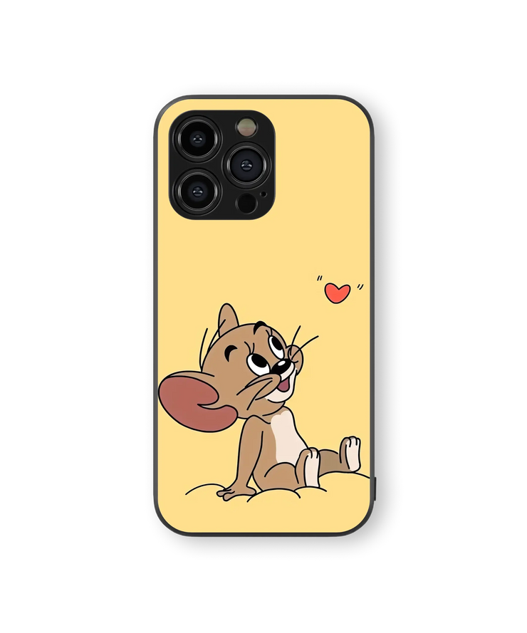 Adorable Cartoon Mouse | Classic Childhood Series | Premium Glass Back Case