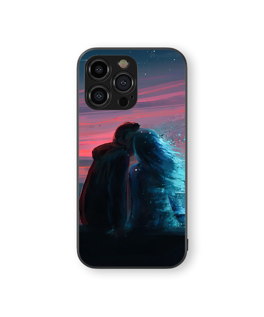 Romantic Night Sky | Starlight Lovers Series | Premium Glass Back Case