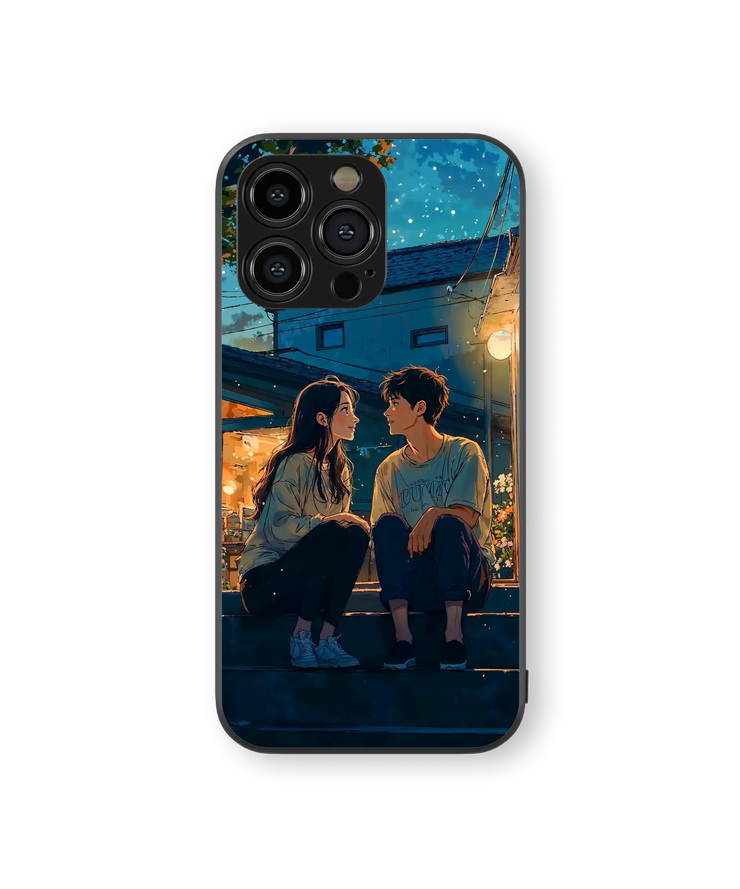 Romantic Night Sky | Starlight Series | Premium Glass Back Case