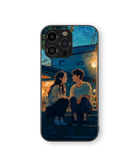 Romantic Night Sky | Starlight Series | Premium Glass Back Case