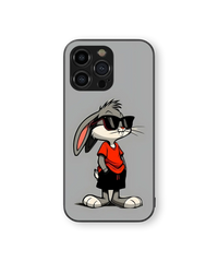 Cool Rabbit Cartoon | Trendsetter Series | Premium Glass Back Case