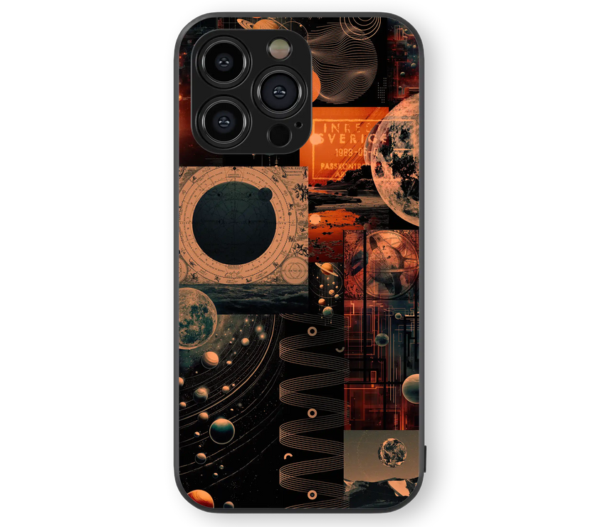 Cosmic Odyssey Premium Glass Mobile Cover