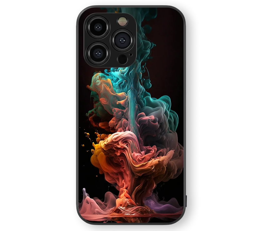 Vivid Smoke Art | Abstract Series | Premium Glass Back Case