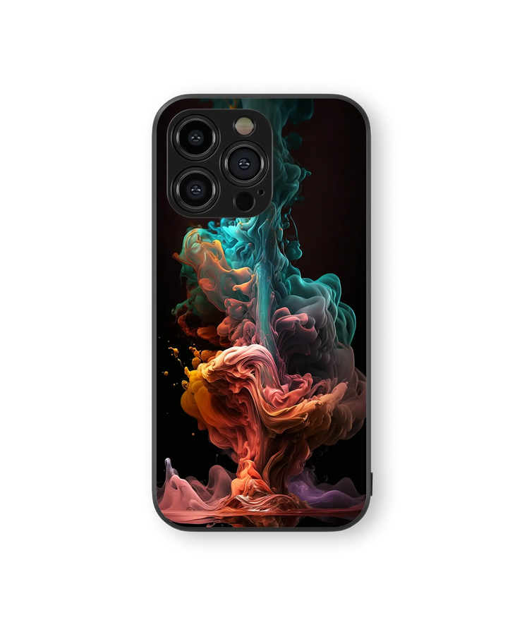 Vivid Smoke Art | Abstract Series | Premium Glass Back Case
