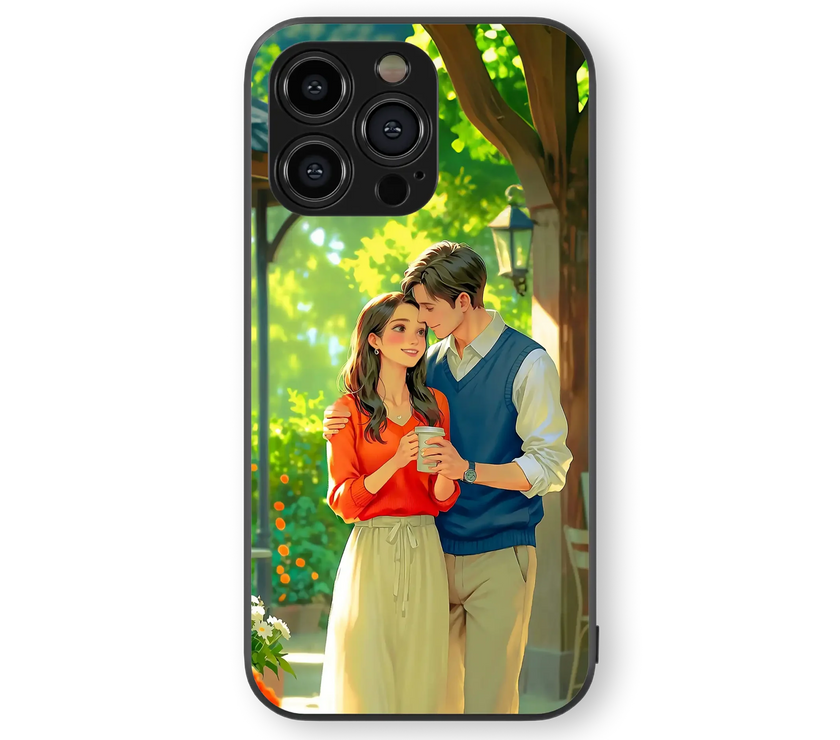 Romantic Walk in the Park | Artist Series | Premium Glass Back Case