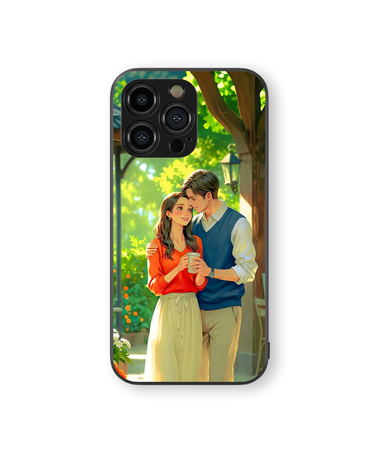 Romantic Walk in the Park | Artist Series | Premium Glass Back Case