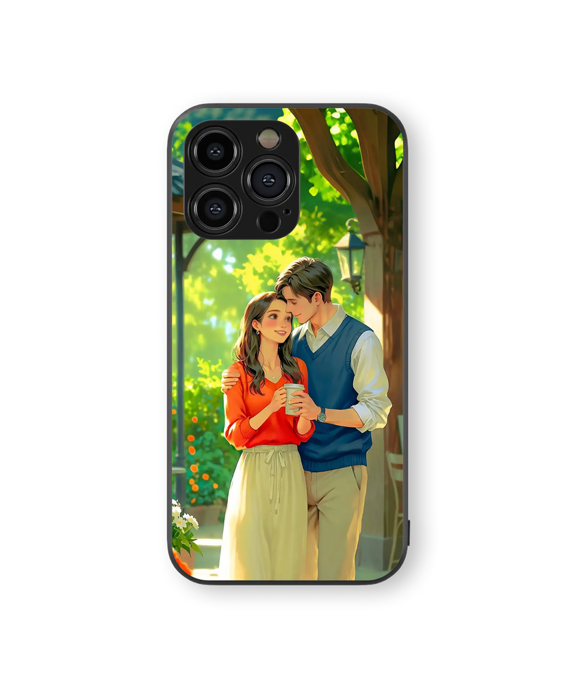 Romantic Walk in the Park | Artist Series | Premium Glass Back Case