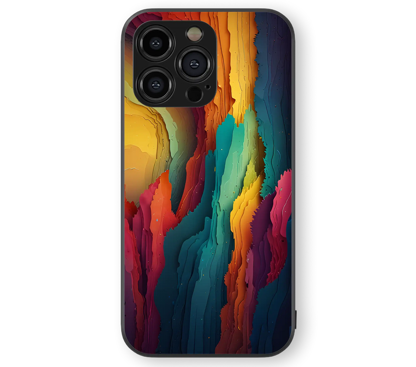 Moody Spectrum Premium Glass Mobile Cover