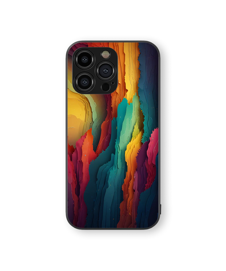 Moody Spectrum Premium Glass Mobile Cover