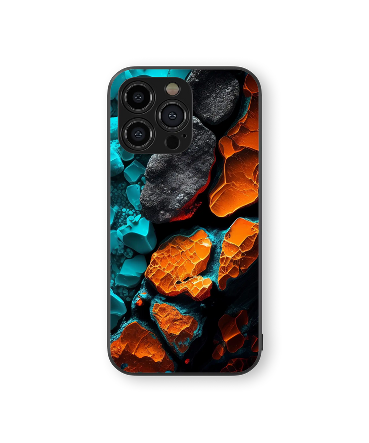 Moody Crystal Space Premium Glass Mobile Cover