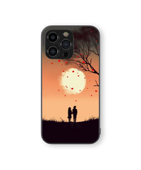 Romantic Sunset | Love Silhouette Series | Premium Glass Back Case