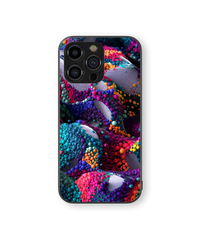 Moody Space Bubbles Premium Glass Mobile Cover