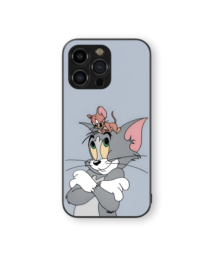 Classic Cartoon Chase | Tom and Jerry | Premium Glass Back Case