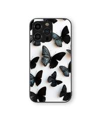 Elegant Butterfly Premium Glass Mobile Cover