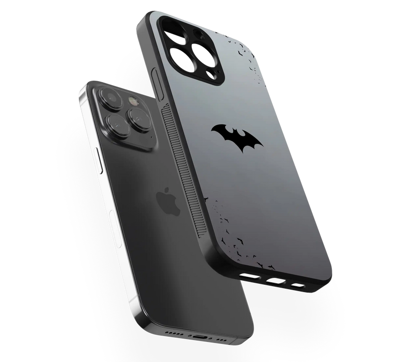 Dark Hero Premium Glass Mobile Cover