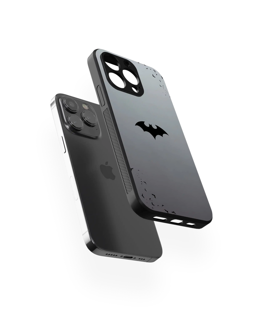 Dark Hero Premium Glass Mobile Cover