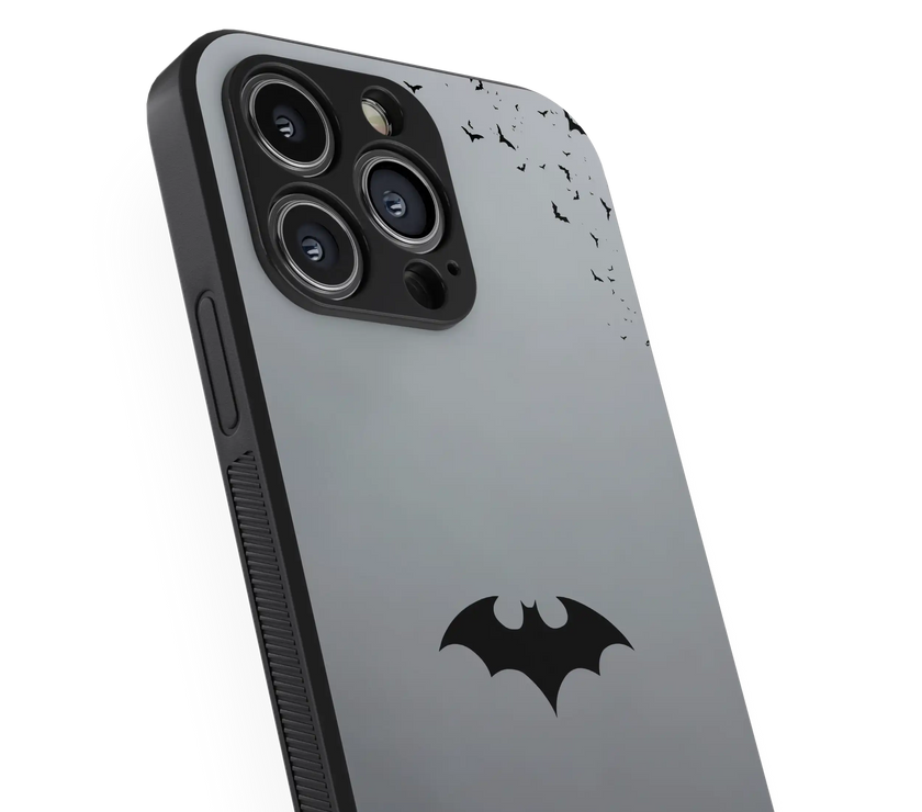 Dark Hero Premium Glass Mobile Cover