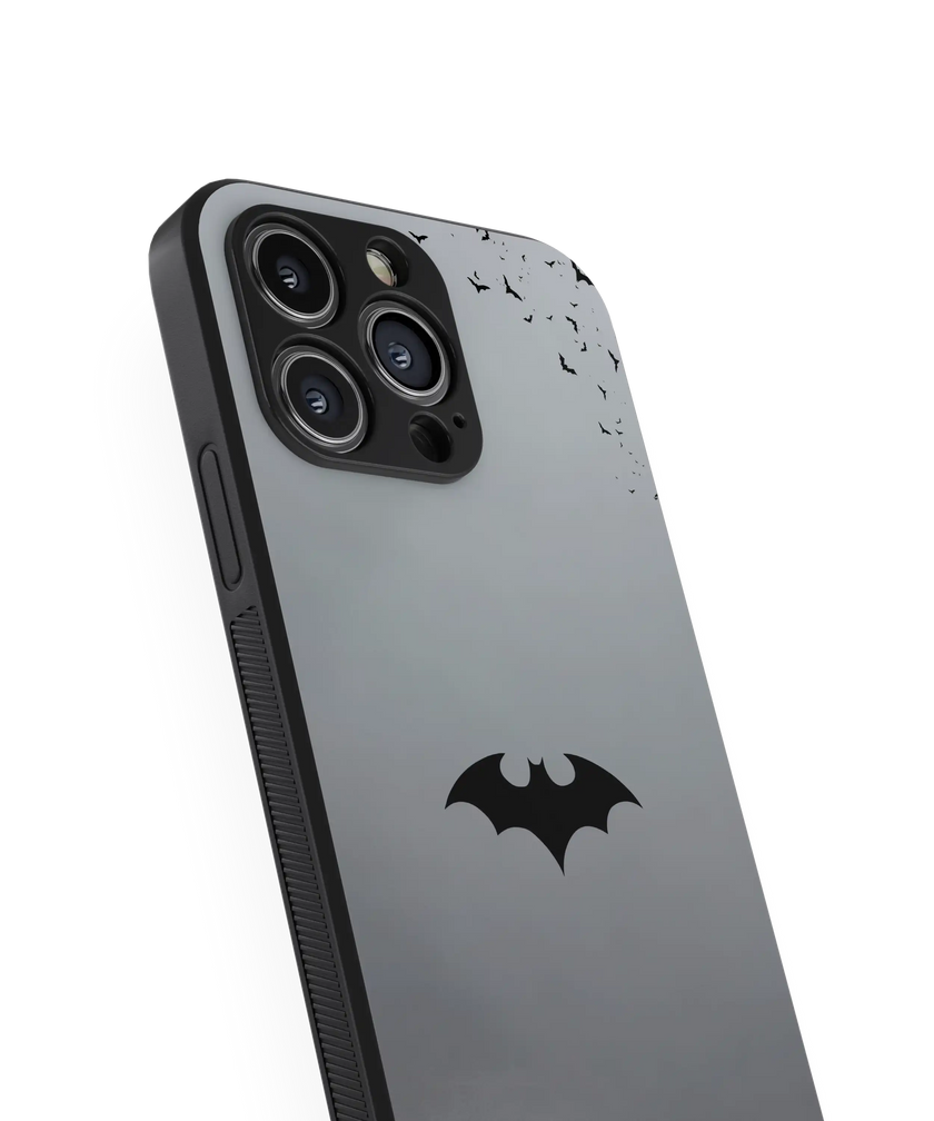 Dark Hero Premium Glass Mobile Cover