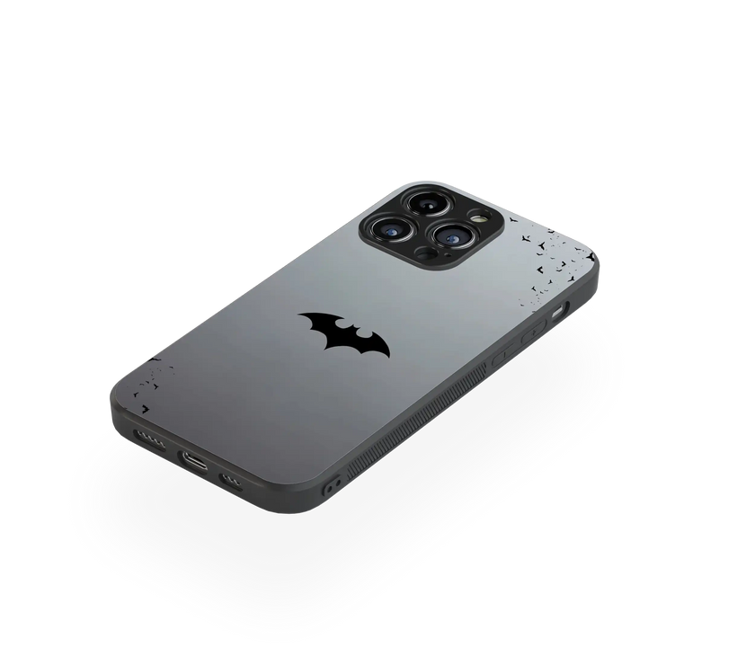 Dark Hero Premium Glass Mobile Cover