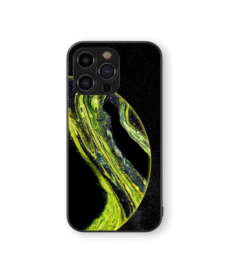 Moody Space Swirl Premium Glass Mobile Cover