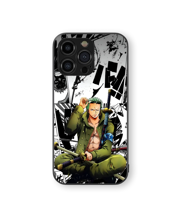 Anime Warrior Premium Glass Mobile Cover