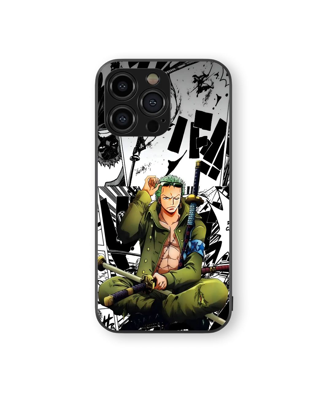 Anime Warrior Premium Glass Mobile Cover